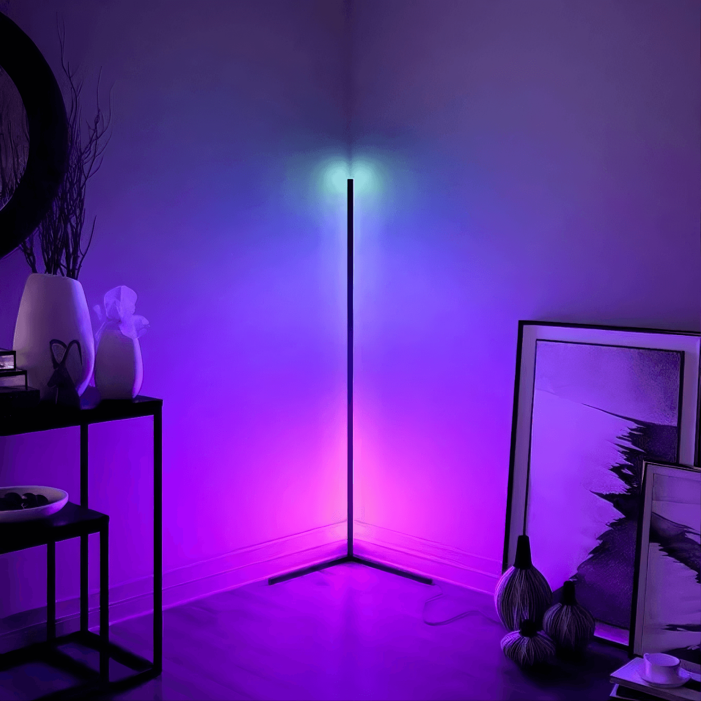 RGB Corner Floor Lamp