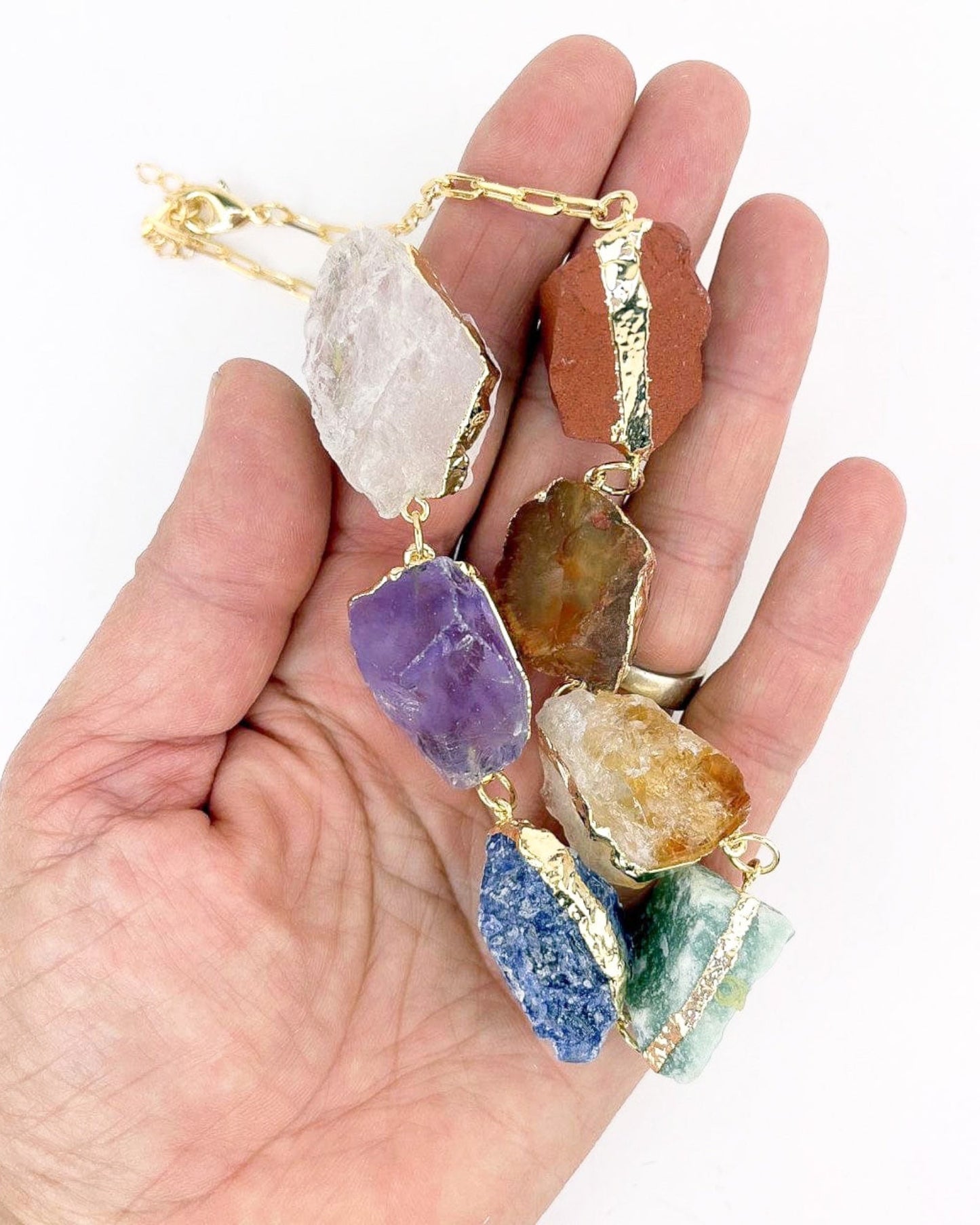 7 Chakra Choker Necklace