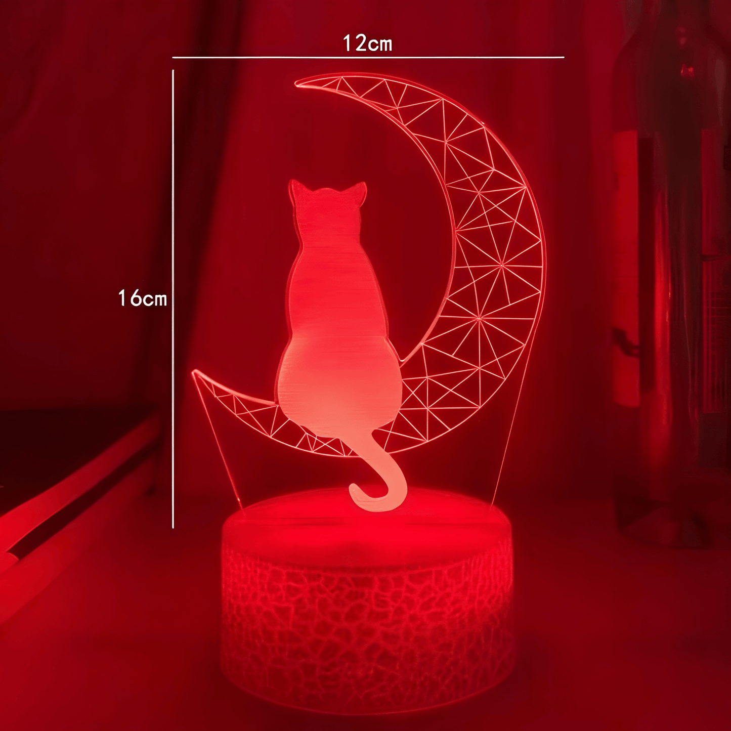 Moon Cat 3D Lamp